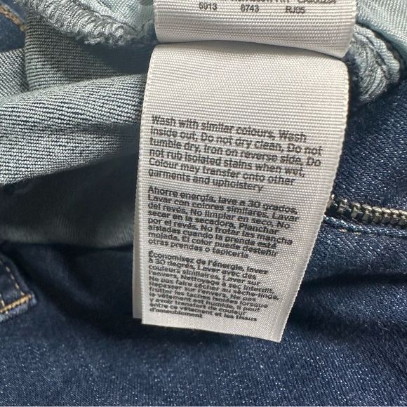 TOPSHOP MOTTO Jamie Flare High Waist Stretch Blue Jeans - Picture 9 of 15